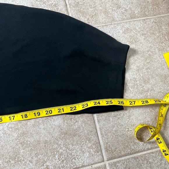 Eileen Fisher Black Silk Capri Pant Size Large Petite - Picture 5 of 6